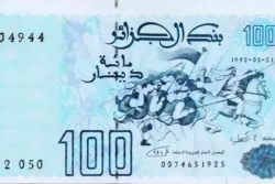 Argélia 100 dinares