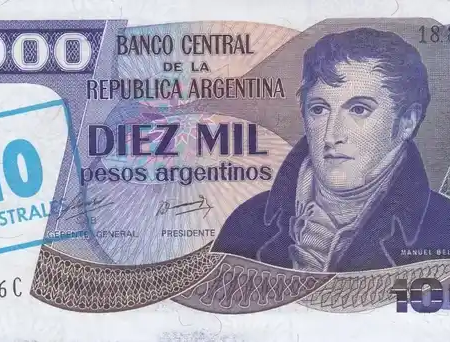 Argentina 10 Australes