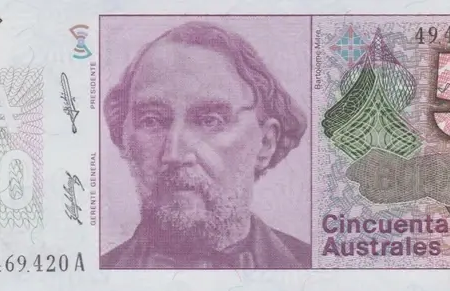 Argentina 50 Australes