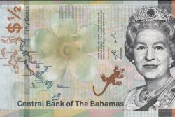 C 2205 BAHAMAS 1/2 DOLLAR FE