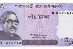 C 4246 BANGLADESH 5 TAKA FE