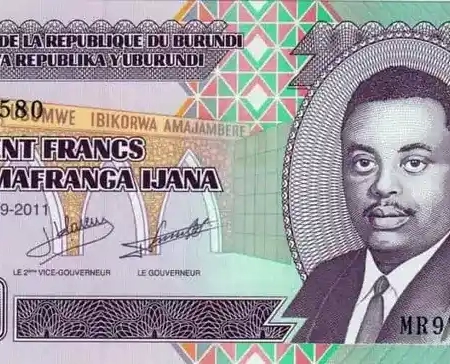 Burundi 100 Francos