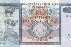 Burundi 1.000 Francos