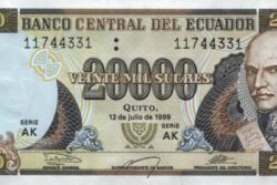 C 2813 EQUADOR 20.000 SUCRES FE