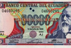 C 2814 EQUADOR 50.000 SUCRES FE