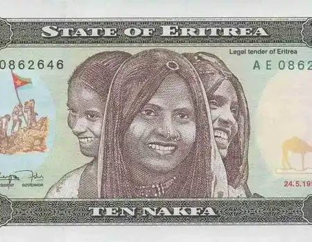 Eritreia 10 Nakfa