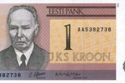 C 7701 ESTÔNIA 1 KROON FE