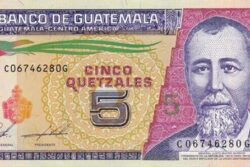 C 2865 GUATEMALA 5 QUETZALES FE
