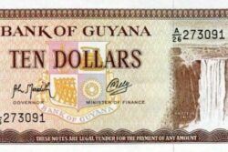 C 2903 GUIANA 10 DOLLARS FE