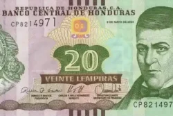 Honduras 20 Lempiras
