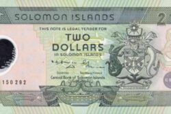 C 9693 ILHAS SALOMÃO 2 DOLLARS ( POLÍMERO ) FE