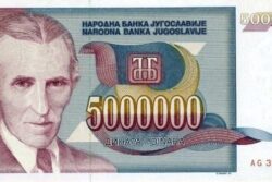 C 8516 IUGOSLÁVIA 5.000.000 DINARA FE