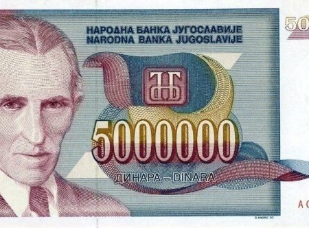 IUGOSLAVIA 5.000.000N