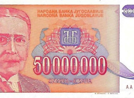 IUGOSLAVIA 50.000.000