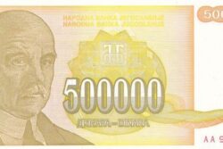 C 8510 IUGOSLÁVIA 500.000 DINARA FE
