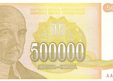 IUGOSLAVIA 500.000