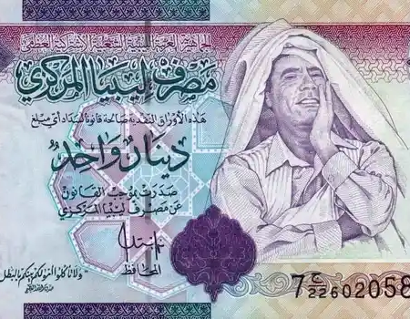 Líbia 1 Dinar
