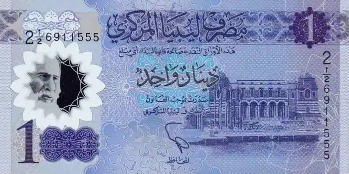 Líbia 1 Dinar