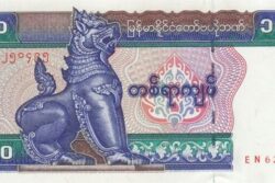 C 5707 MIANMAR 100 KYATS FE