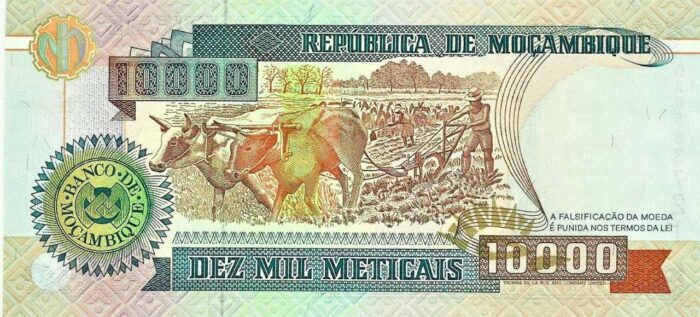 MOCAMBIQUE 10.000V