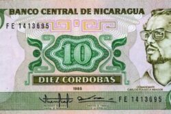C 3361 NICARÁGUA 10 CÓRDOBAS  FE