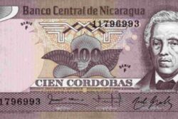 C 3378 NICARÁGUA 100 CÓRDOBAS FE