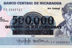 C 3398 NICARÁGUA 500.000 CÓRDOBAS FE