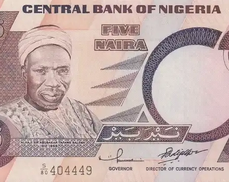Nigéria 5 Naira