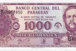 C 3455 PARAGUAI 1.000 GUARANIES FE