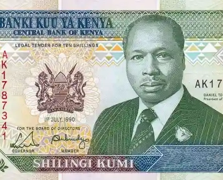 Quênia 10 Shillingis