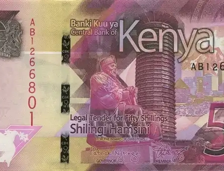 Quênia 50 Shillings