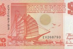 C 4655 SINGAPURA 2 DOLLARS FE