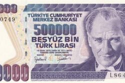 C 6437 TURQUIA 500.000 LIRA FE