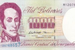 C 3841 VENEZUELA 1.000 BOLÍVARES FE