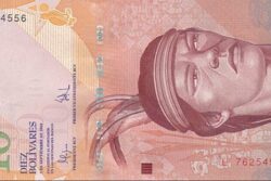 C 3803 VENEZUELA 10 BOLÍVARES FE