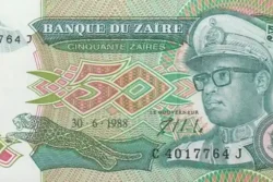 Zaire 50 Zaires
