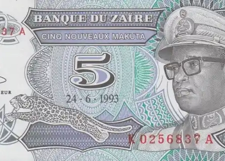 Zaire 5 Nouveaux Makuta