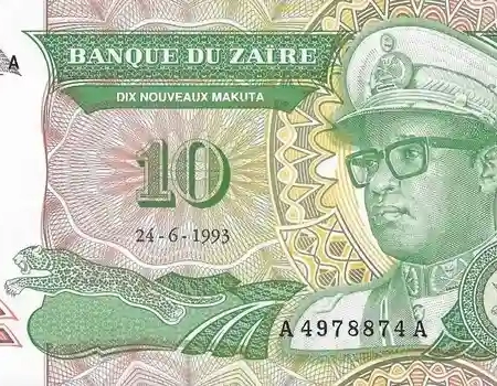 Zaire 10 Nouveaux Makuta