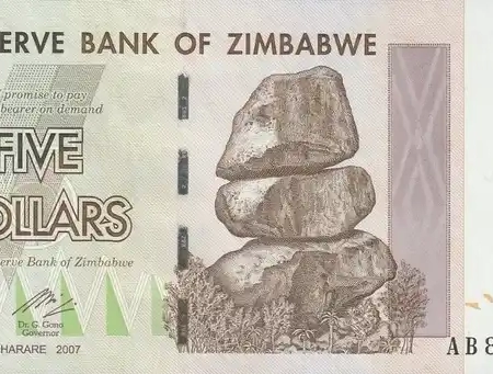 Zimbabwe 5 Dólares