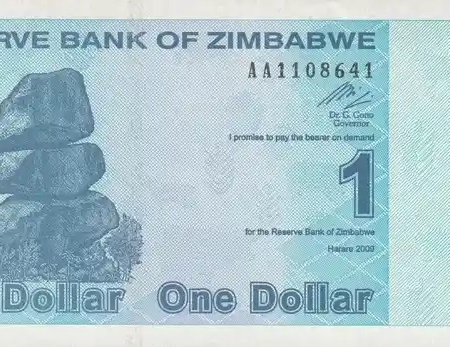 Zimbabwe 1 Dólar