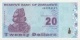 Zimbabwe 20 Dólares