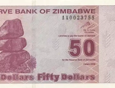 Zimbabwe 50 Dólares