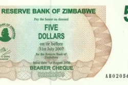 Zimbabwe 5 Dólares