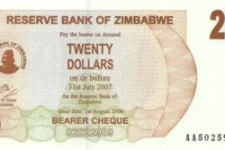Zimbabwe 20 Dólares