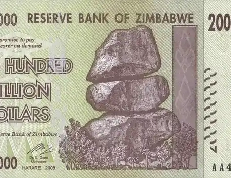 Zimbabwe 200.000.000 Dólares