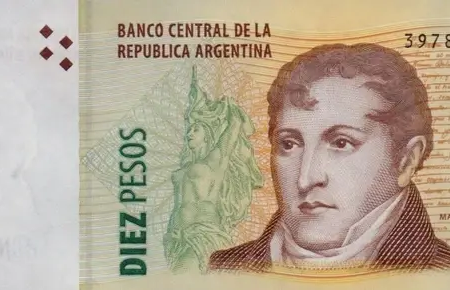 Argentina 10 Pesos