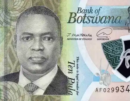 Botswana 10 Pula ( Polímero )