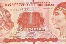 C 3001 HONDURAS 1 LEMPIRA FE