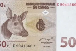 República Democrática do Congo 50 Centimes