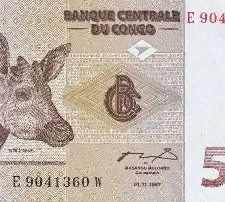 República Democrática do Congo 50 Centimes